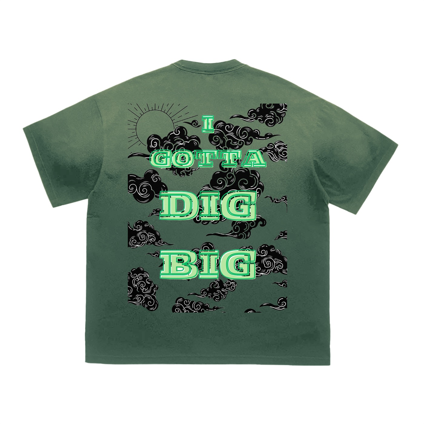 custom,design lettering,unisex,comedy creative,trendy design,hiphop,inspirational,stars,artistic venture,green on green